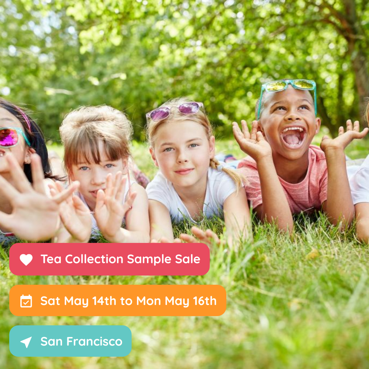 Tea Collection Sample Sale, San Francisco, May 2022