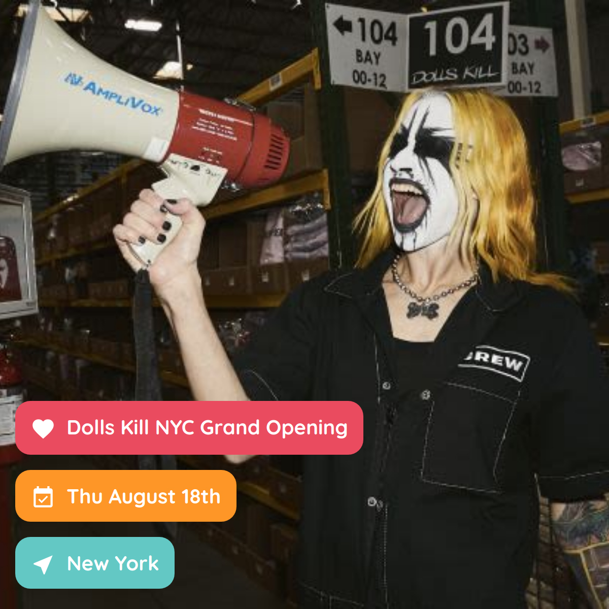 Dolls Kill NYC Grand Opening, New York, August 2022