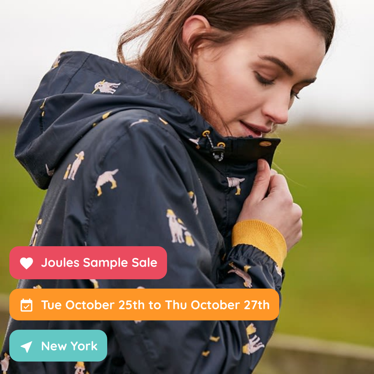 Joules Sample Sale, New York, October 2022