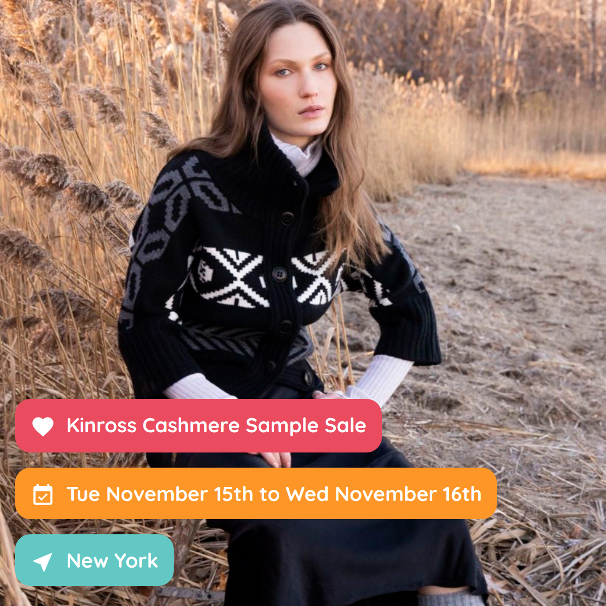 Kinross Cashmere Sample Sale, New York 